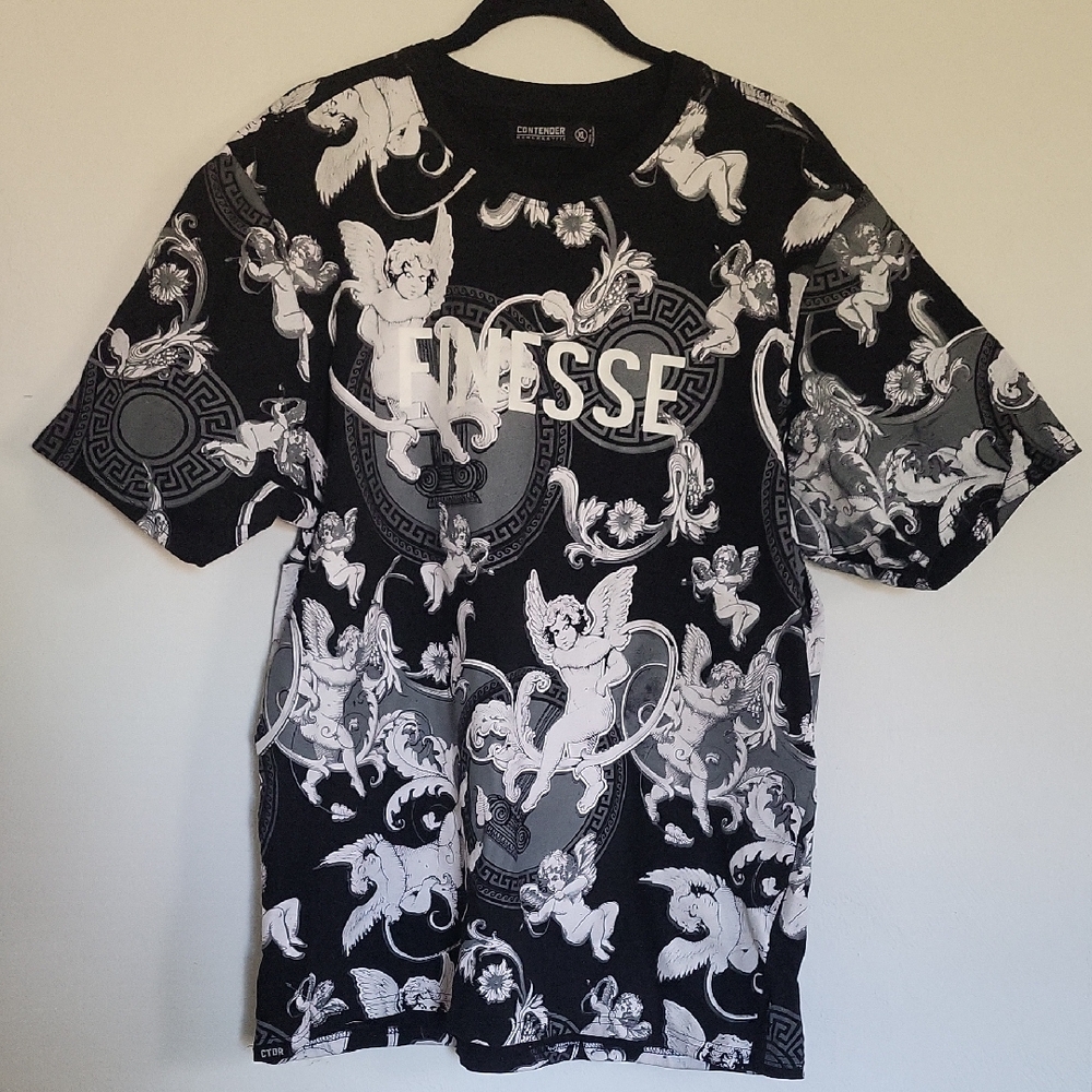 Contender Finesse Black Graphic T-Shirt